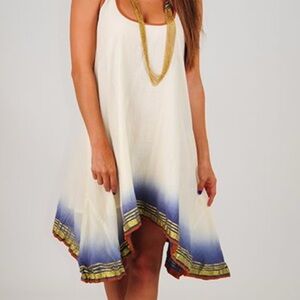 Free People Lightweight Razor Back Short Dress  Sz sm